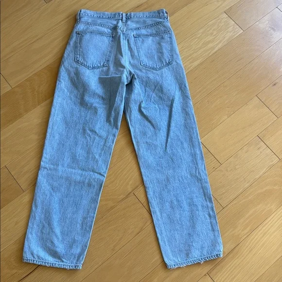 AGolde Criss Cross button fly Jeans